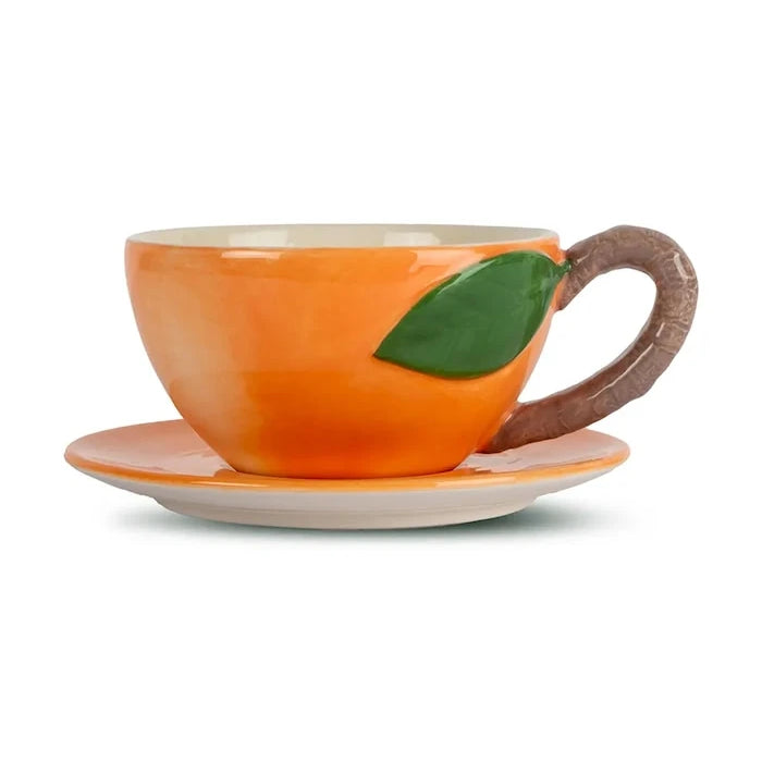 Чаша и чинийка Byon Peach 300 ml