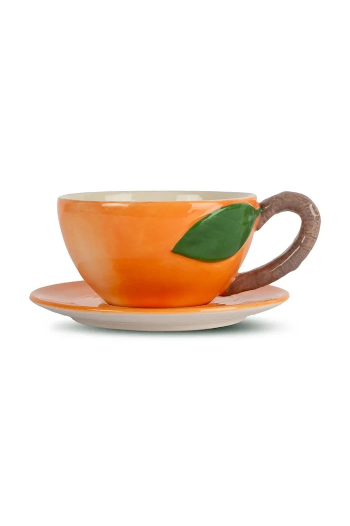 Чаша и чинийка Byon Peach 300 ml