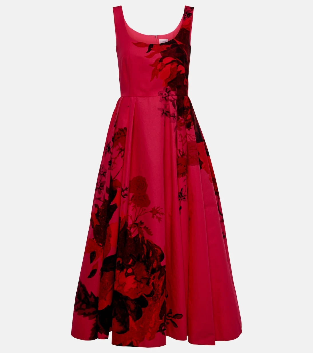 Erdem - Floral cotton faille maxi dress