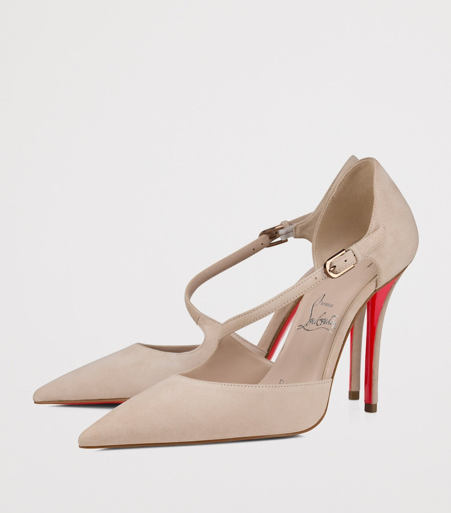 Christian Louboutin Red Miss Ziggyta Pumps 100