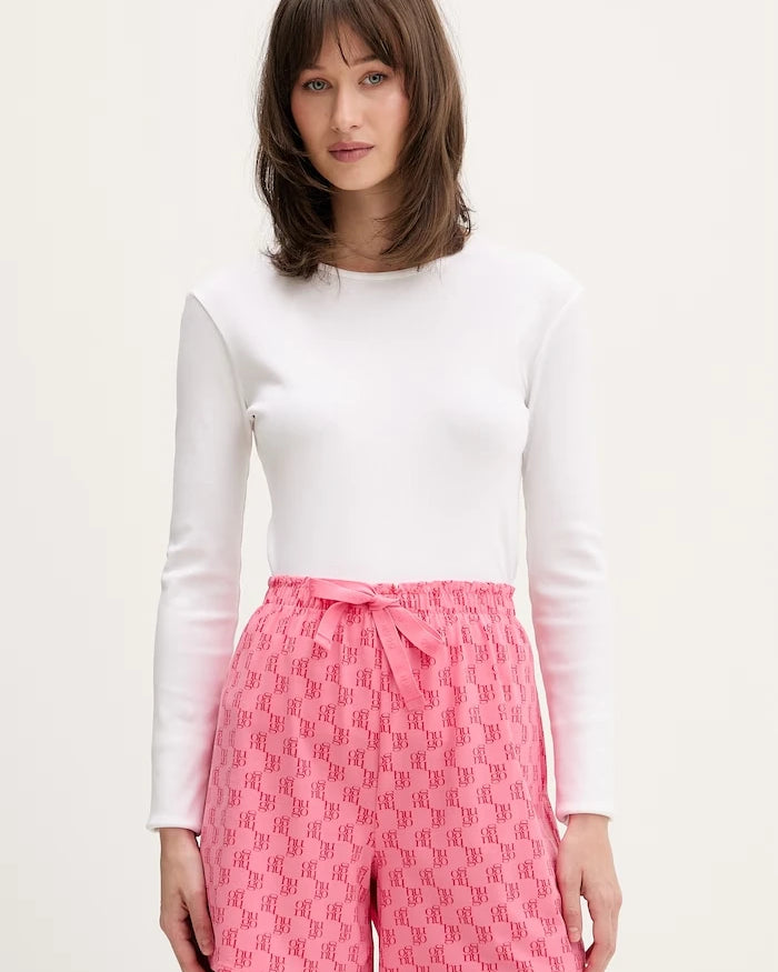 HUGO kadın modal kısa pijama şortu CASUAL SHORTS