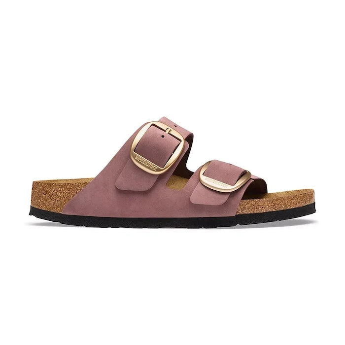 Birkenstock kadın nubuk terlik Arizona Big Buckle Nubuck Leather