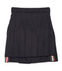 Thom Browne Kids Wool Pleated Skirt (2-12 Years)