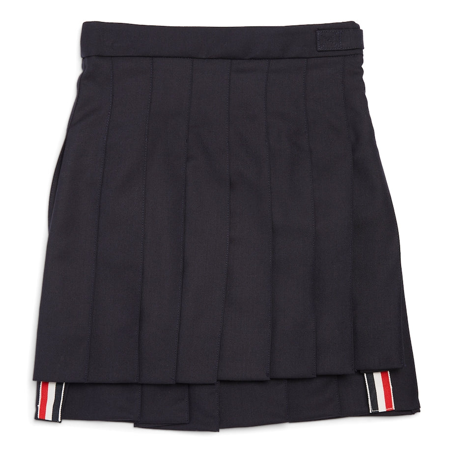 Thom Browne Kids Wool Pleated Skirt (2-12 Years)