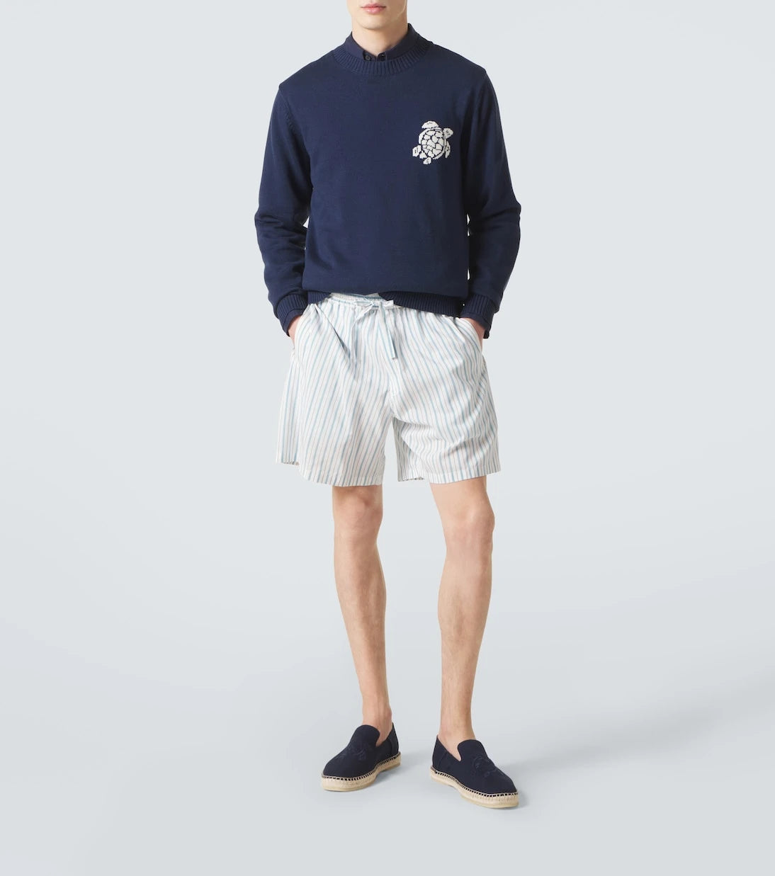 Vilebrequin - Embroidered canvas espadrilles