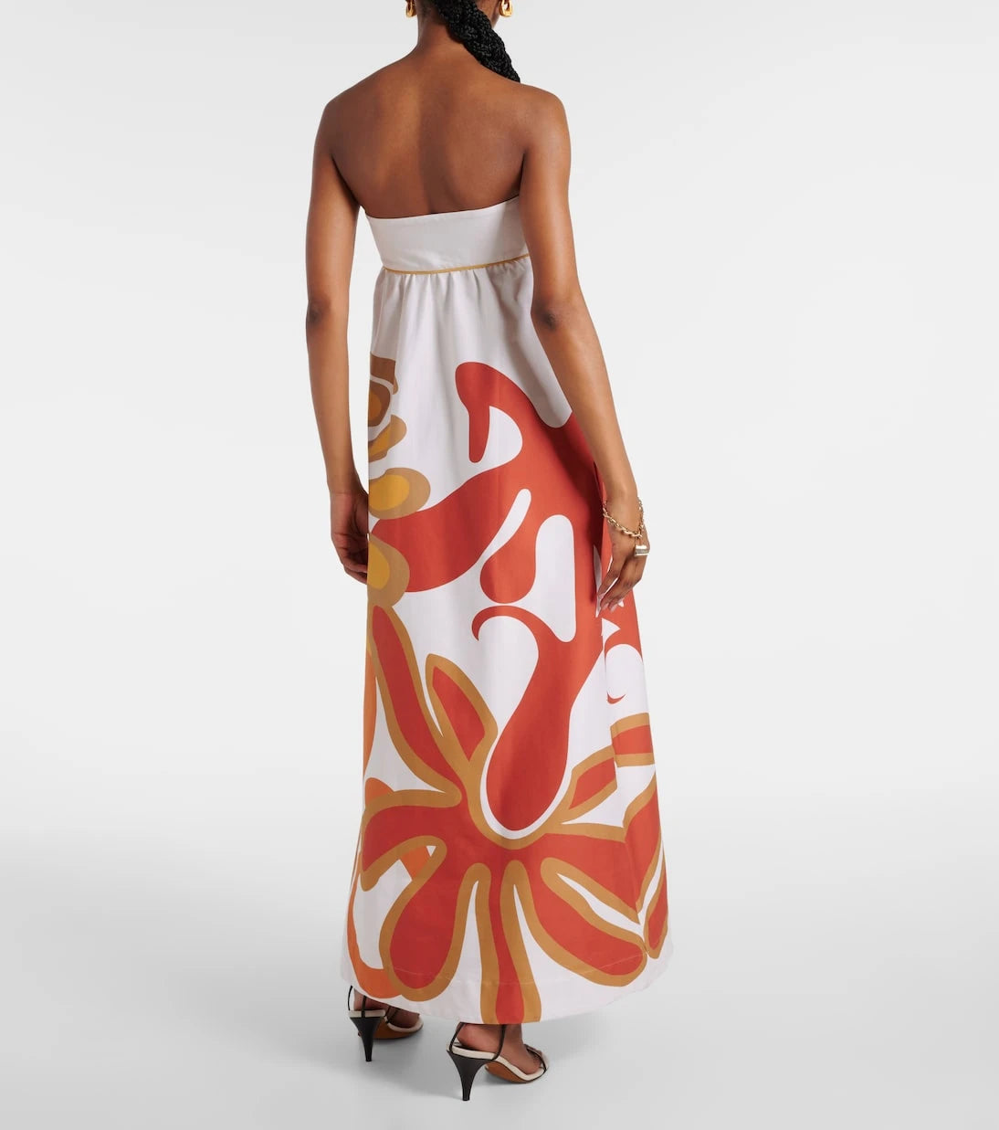 Adriana Degreas - Algae cotton-blend maxi dress