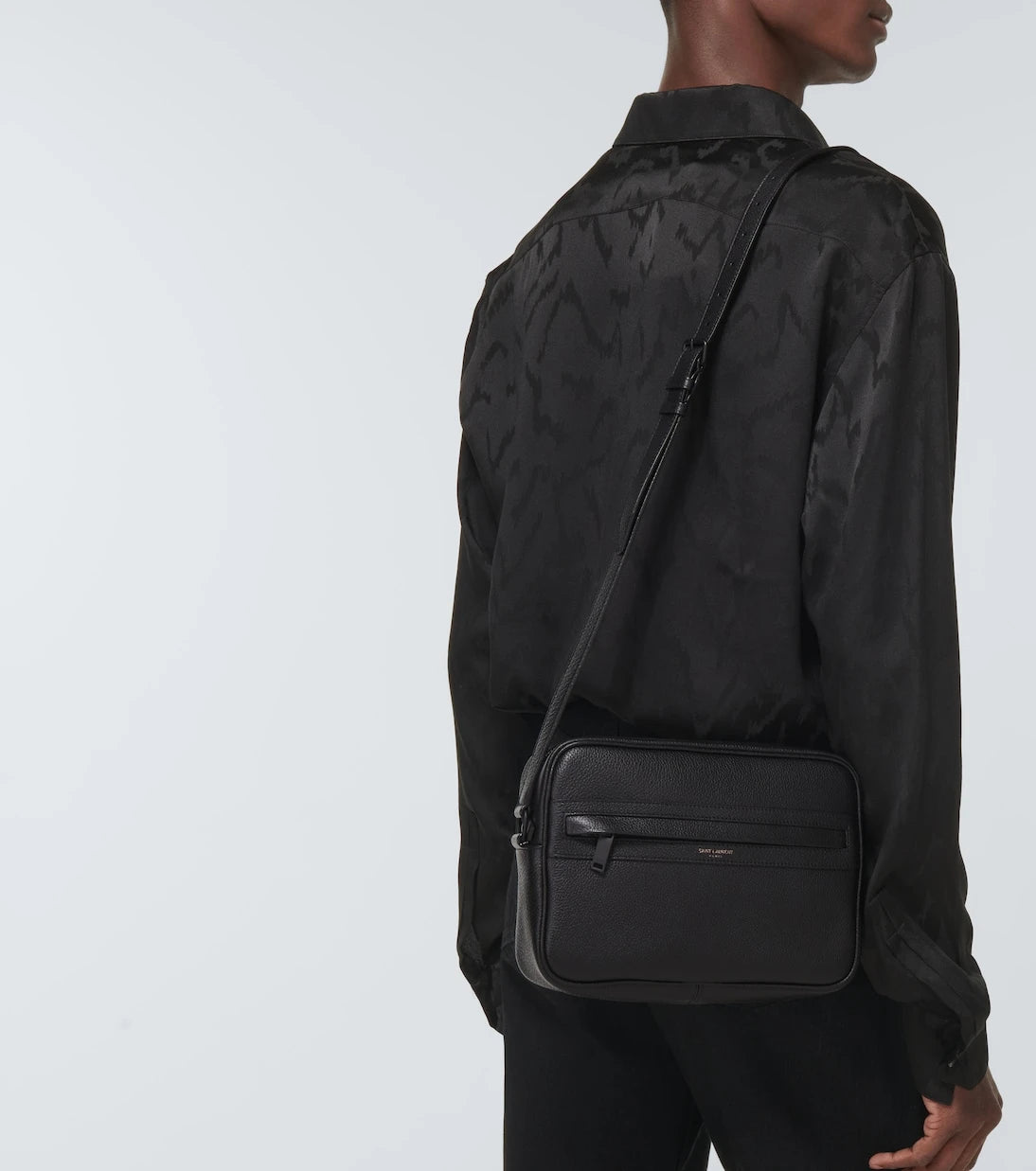 Saint Laurent - Camp leather camera bag
