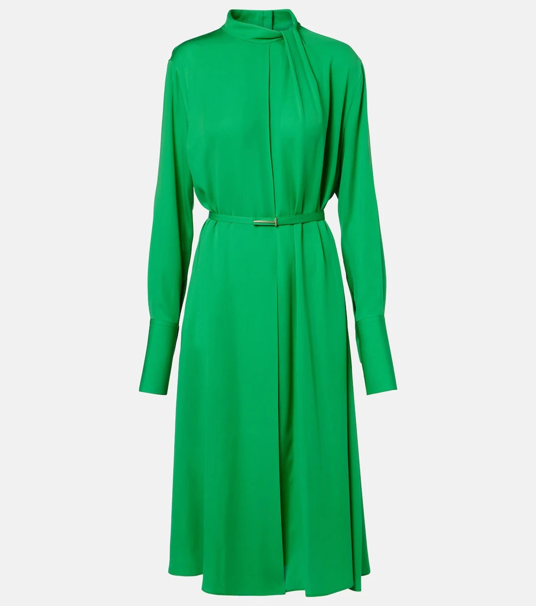 Tom Ford - Kemerli ipek midi elbise