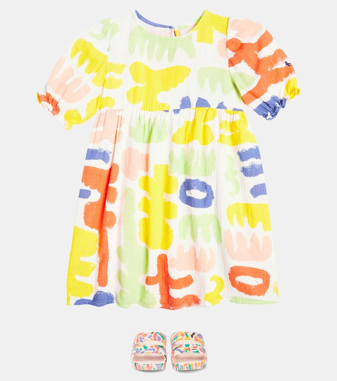 Bobo Choses - Carnival puff-sleeve cotton dress