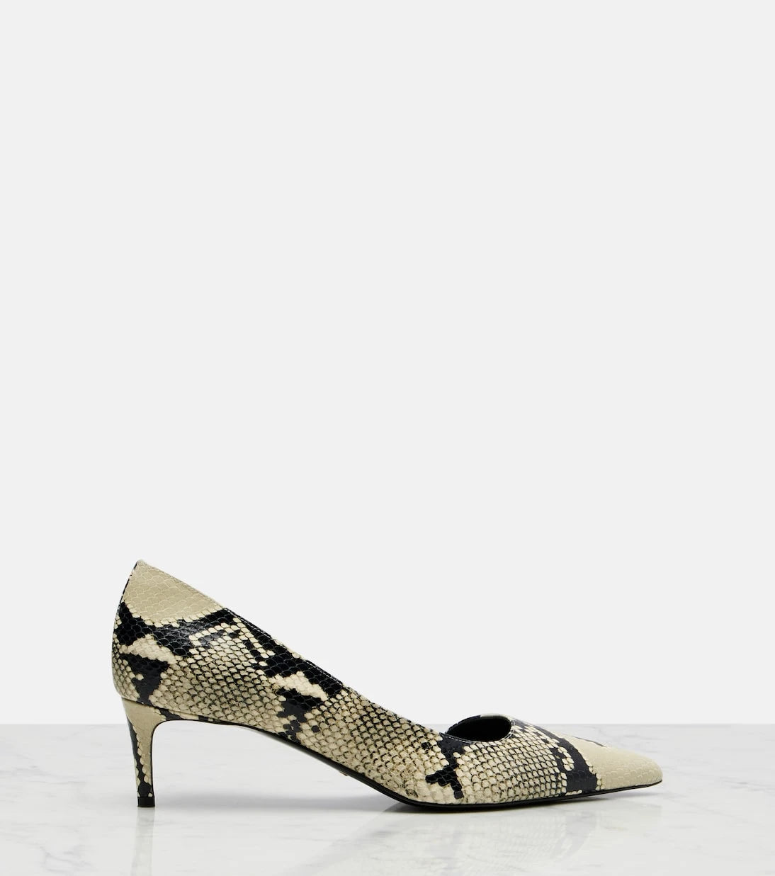 Khaite - Jett D'Orsay 45 leather pumps