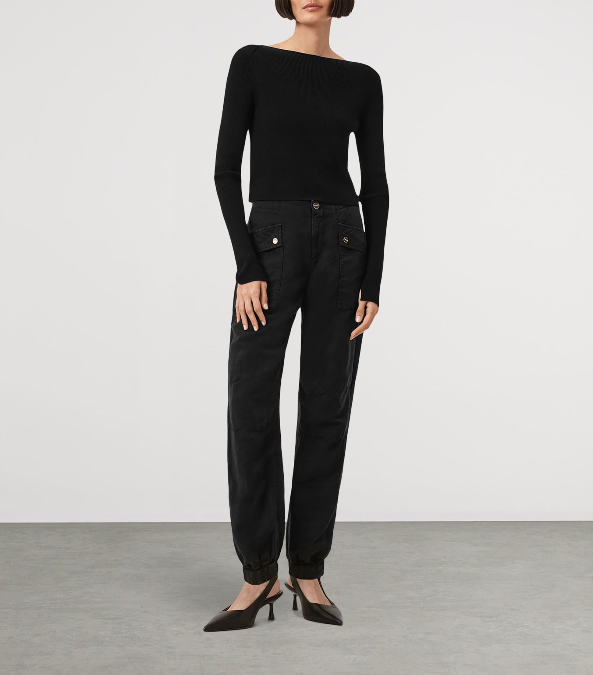 Blue Val Cargo Trousers