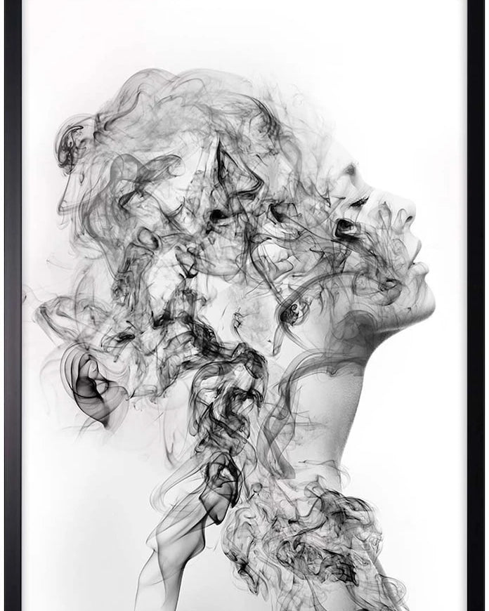 Çerçeveli Kağıt Üzerine Duvar Dekorasyonu 50x70 cm