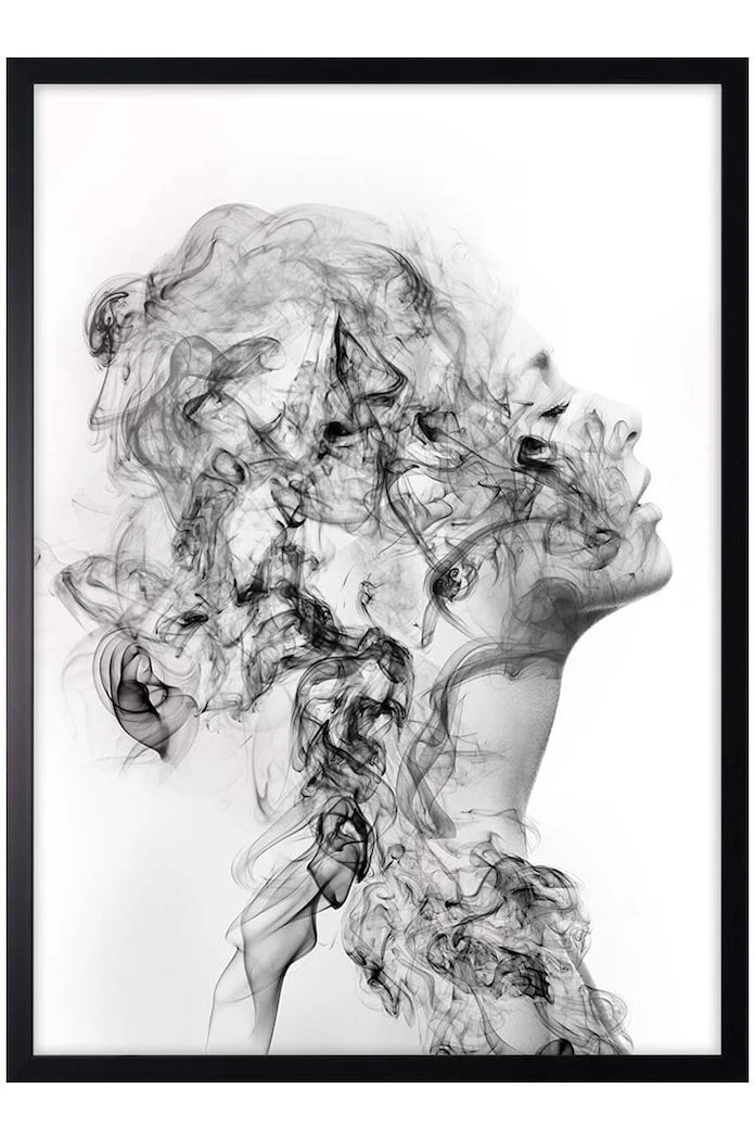 Çerçeveli Kağıt Üzerine Duvar Dekorasyonu 50x70 cm