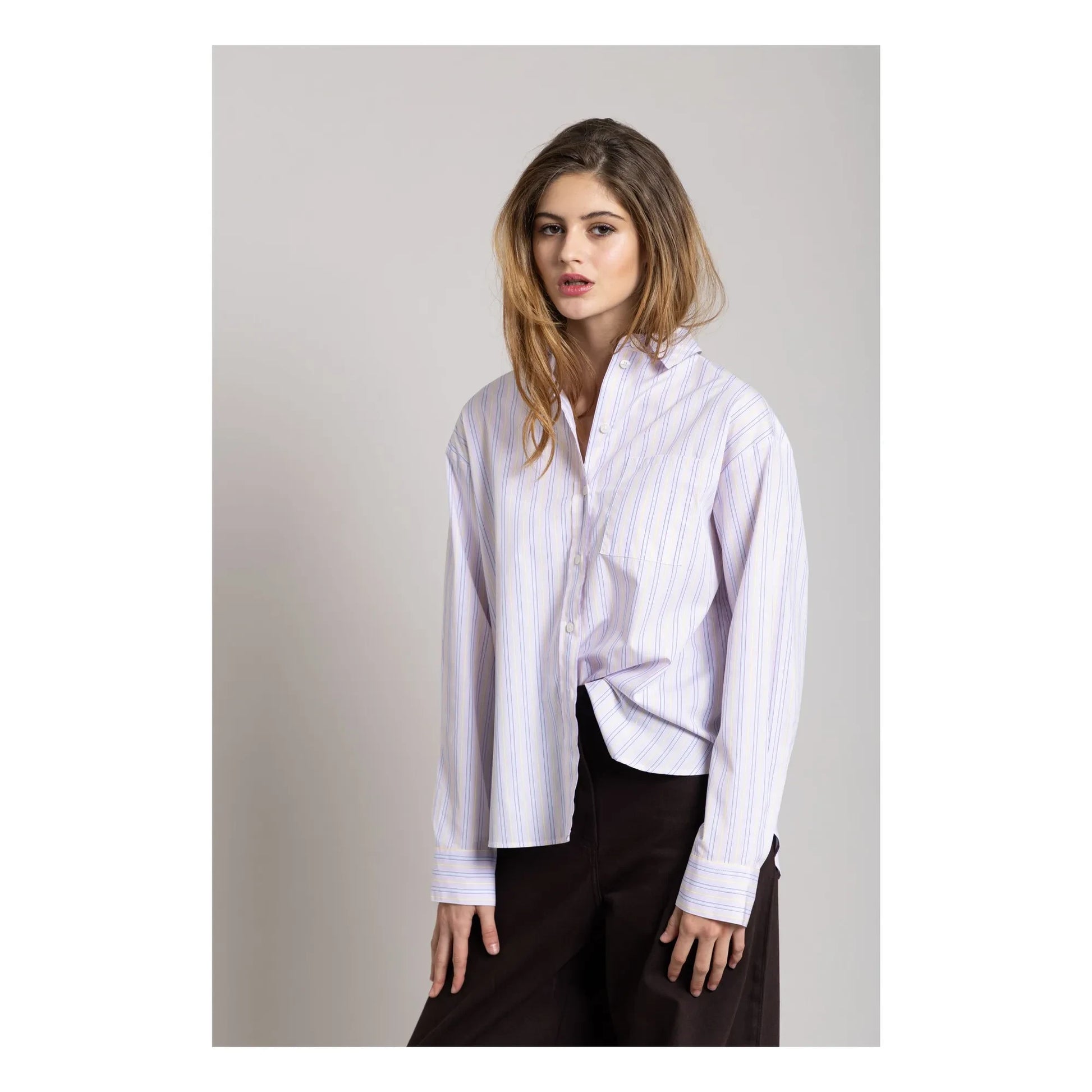 Smallable Woman - Kanel Striped Shirt | Lilac
