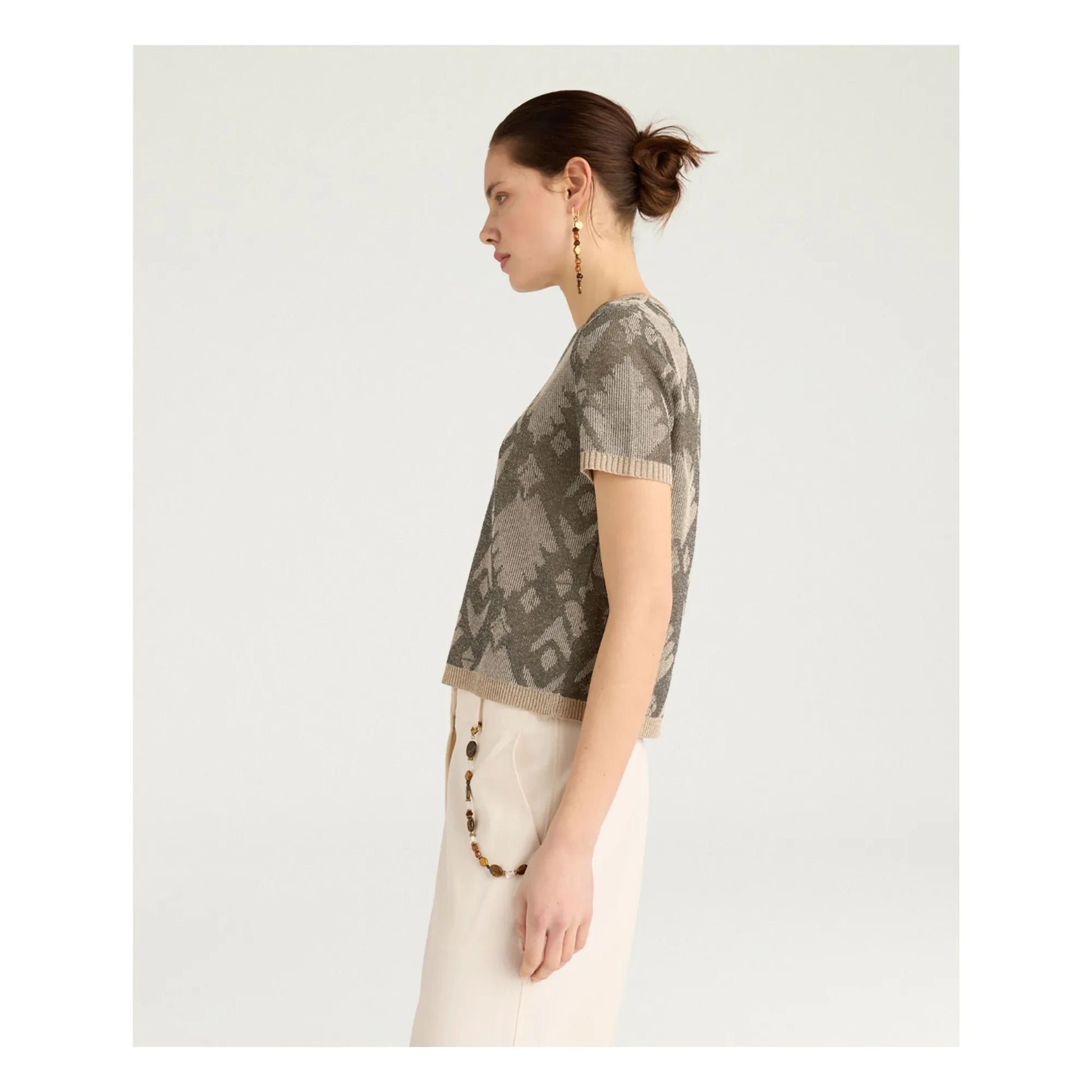 Momoni - Top Bruma | Khaki