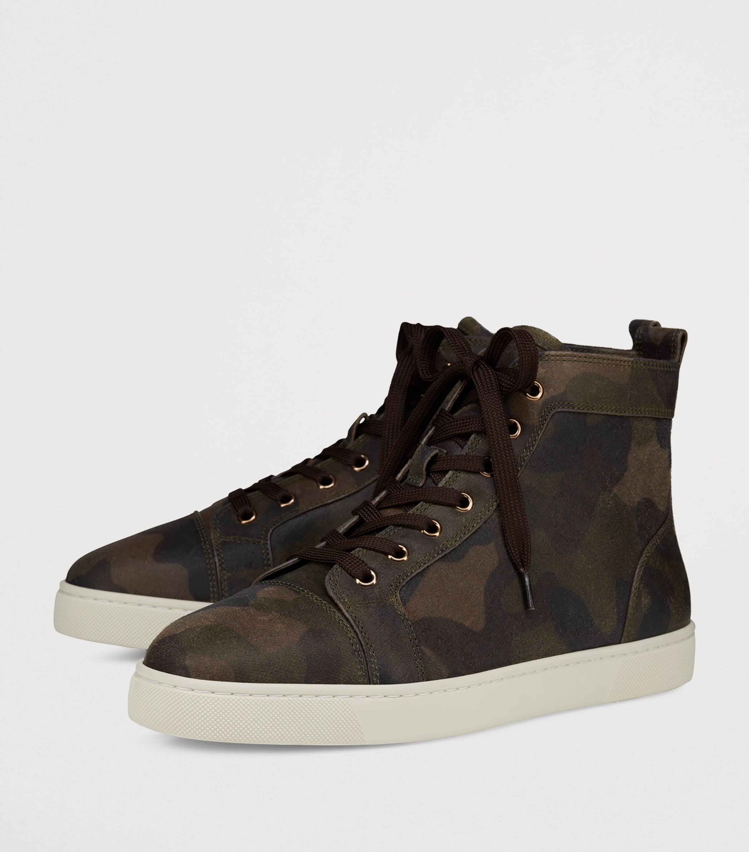 Louis Camouflage High-Top Sneakers
