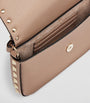 Valentino Garavani Nude Leather Rockstud Cross-Body Pouch