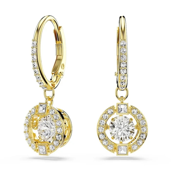 Swarovski kadın altın kaplama zirkonlu küpe UNA