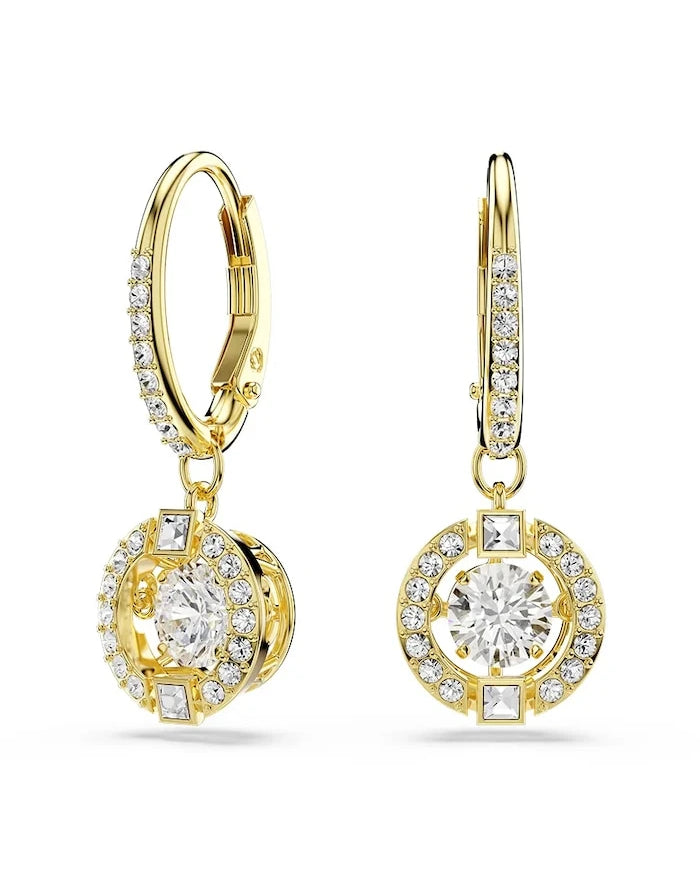 Swarovski kadın altın kaplama zirkonlu küpe UNA