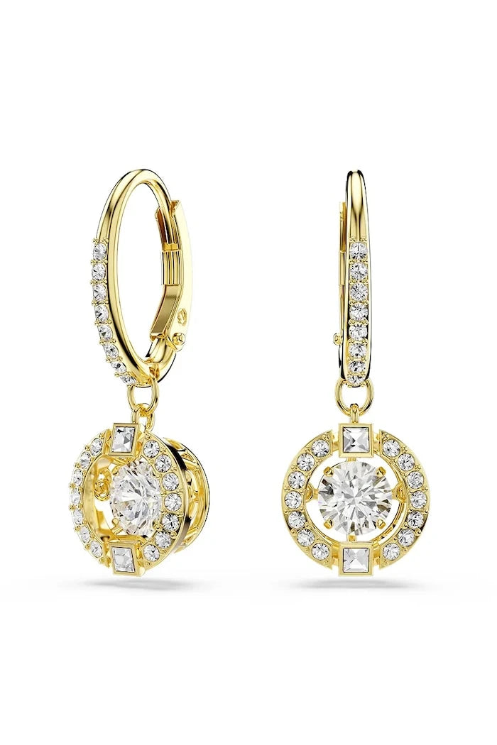 Swarovski kadın altın kaplama zirkonlu küpe UNA