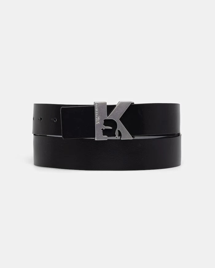 Karl Lagerfeld Jeans çift taraflı erkek deri kemer