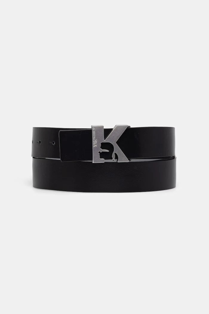 Karl Lagerfeld Jeans çift taraflı erkek deri kemer