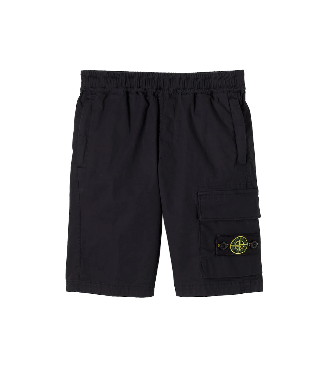 Stone Island Junior - شورت برمودا بوصلة قطني
