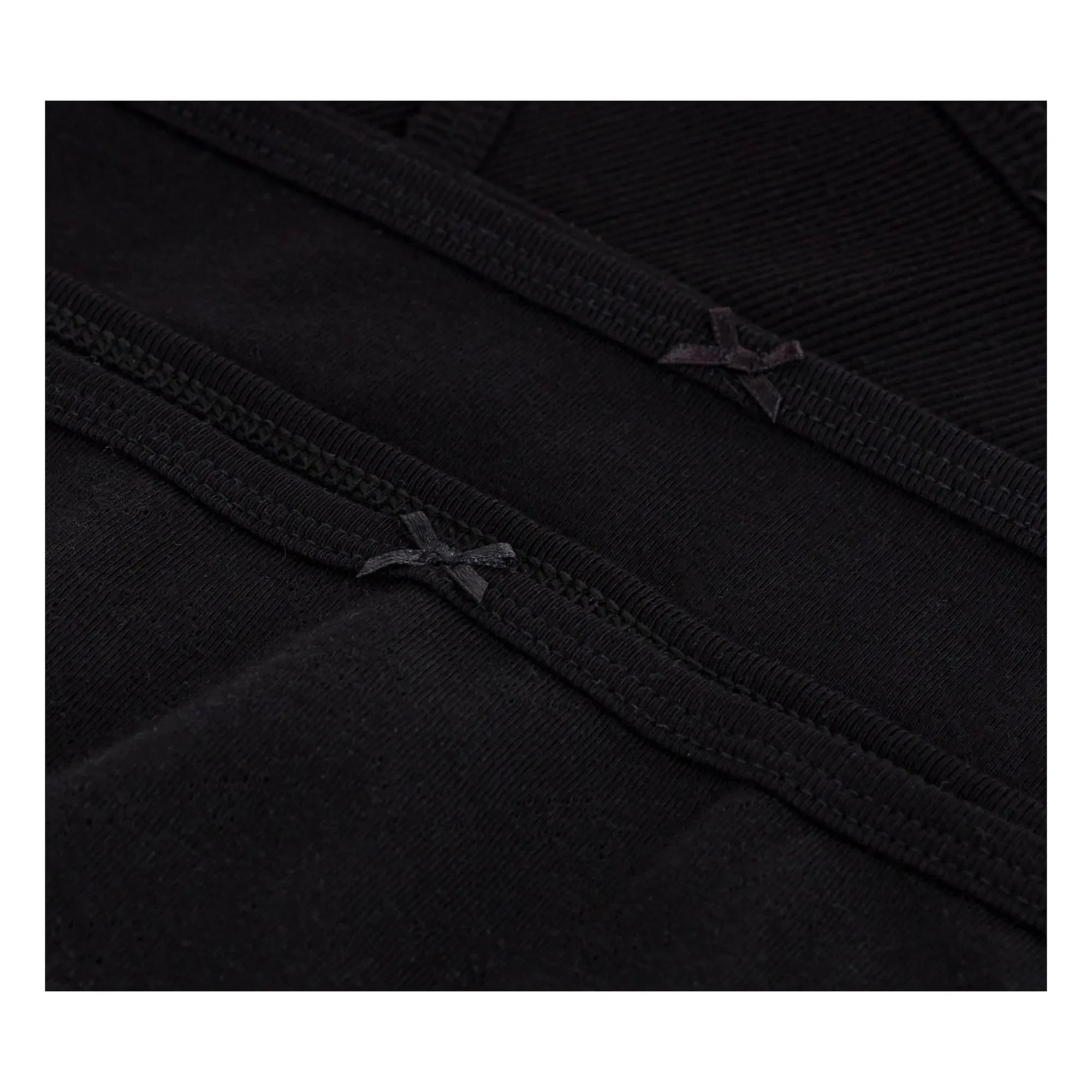 Petit Bateau - Set of 3 Organic Cotton Panties | Black