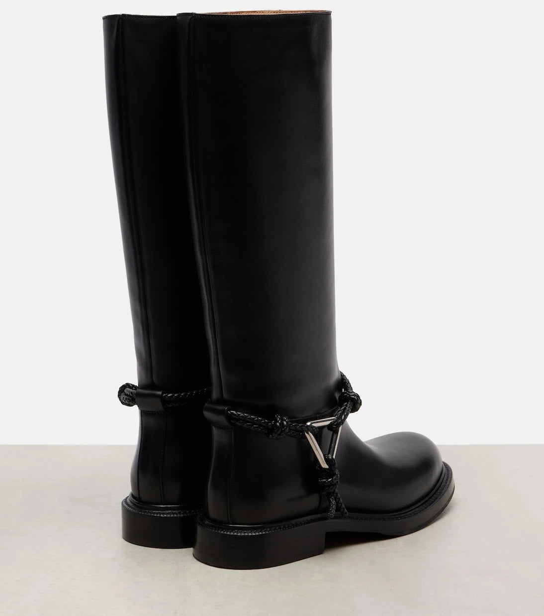Bottega Veneta - James leather knee-high boots