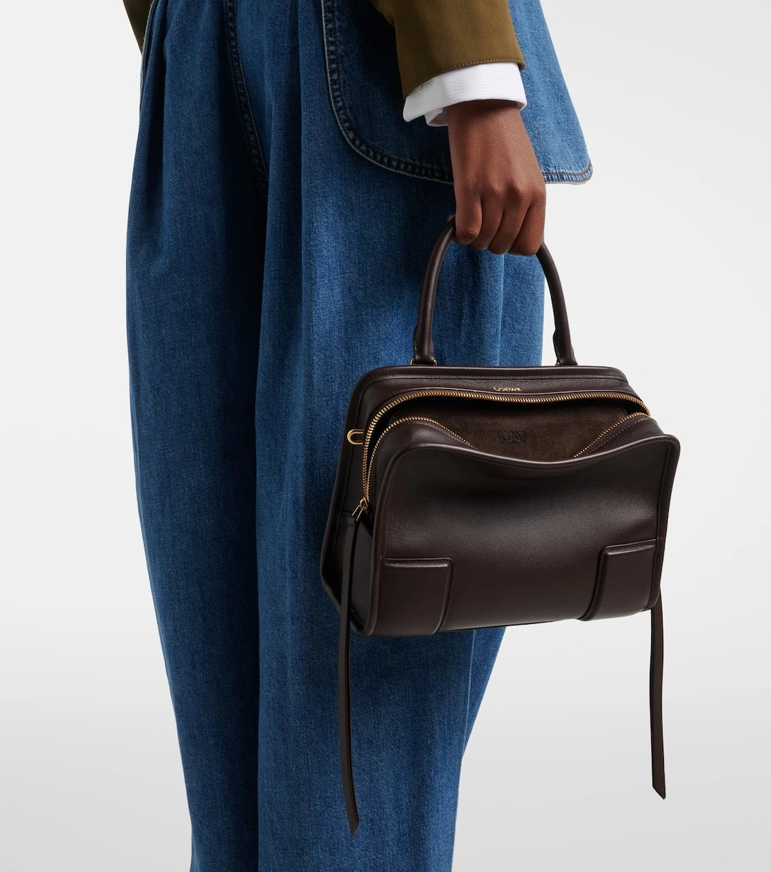 Loewe - Amazona 180 Small leather top-handle bag