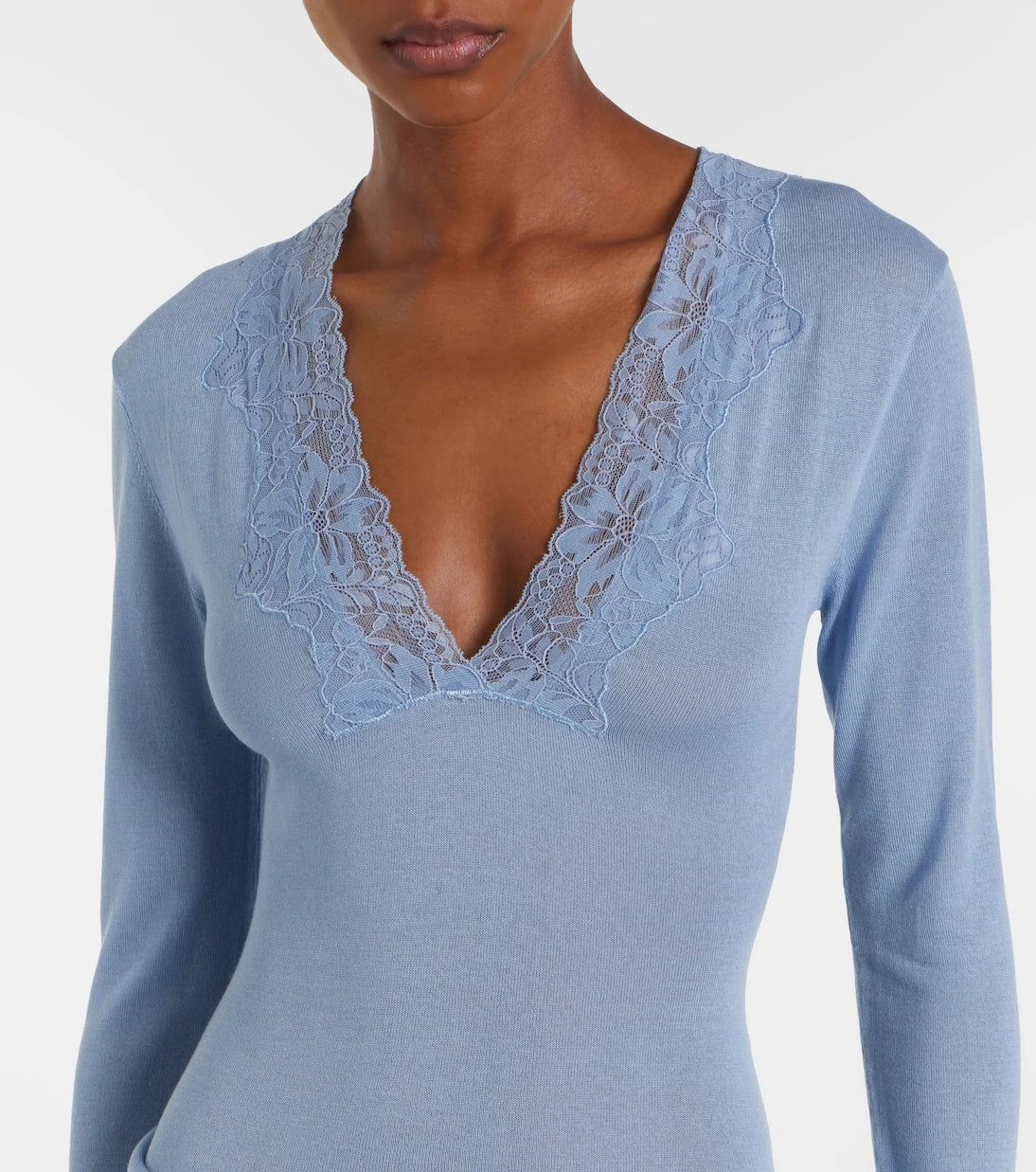 Aya Muse - Lace-trimmed maxi dress