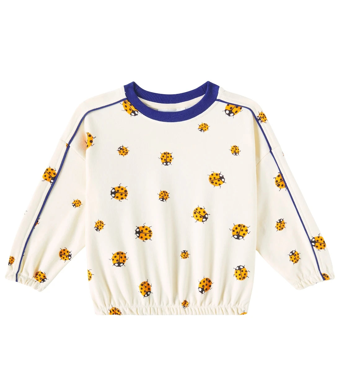 Mini Rodini - Ladybugs cotton jersey sweatshirt