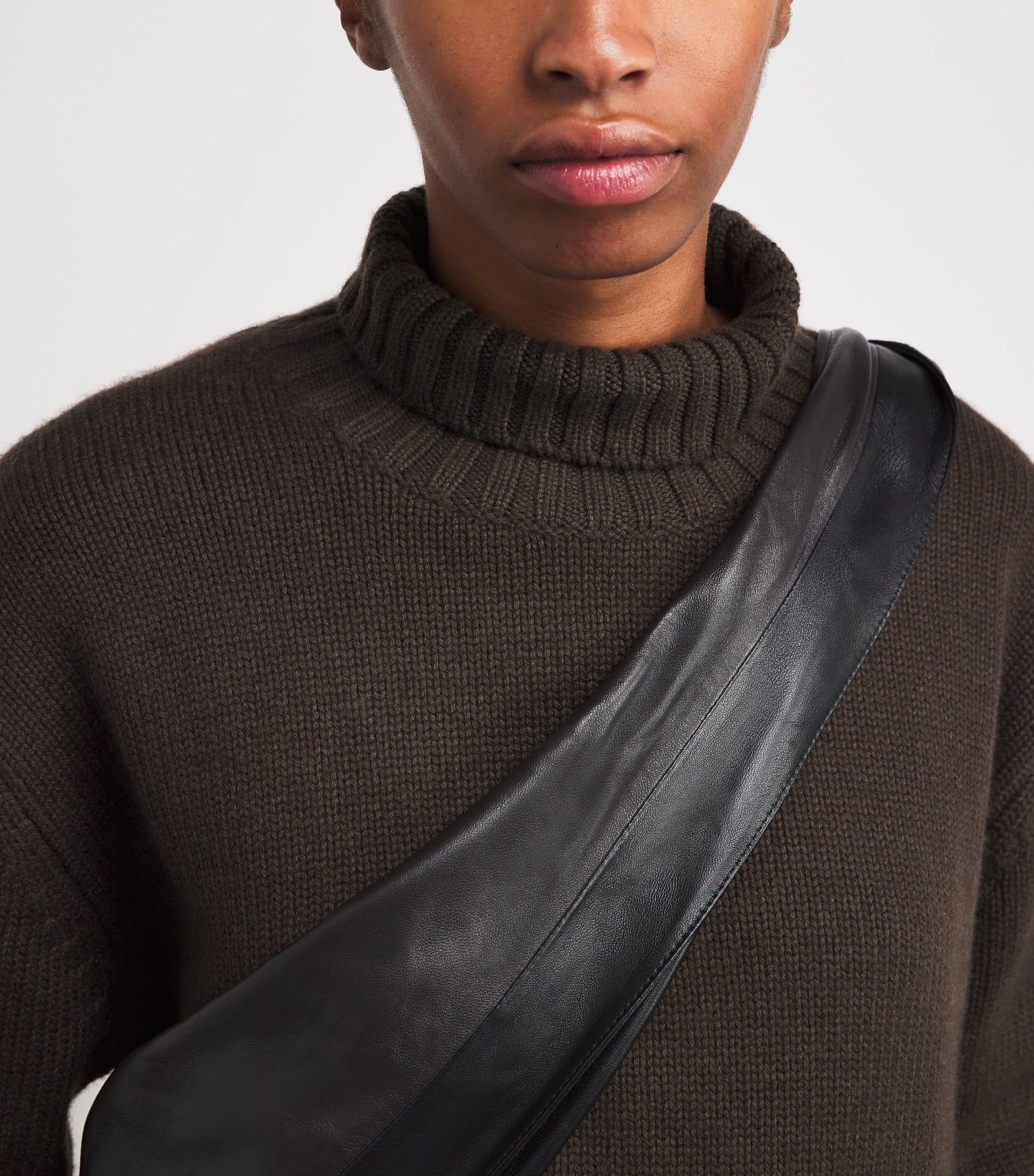 Brown Wool-Cashmere Nola Sweater