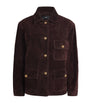 Arma Burgundy Suede Rosia Jacket
