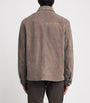 Brown Suede Overshirt