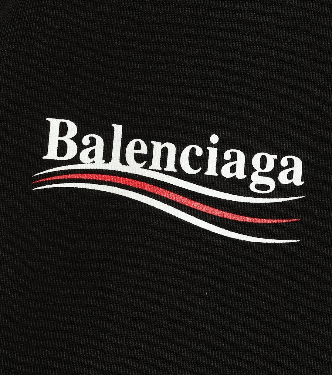 Balenciaga - هودي قطني بشعار العلامة