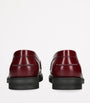 DUKE & DEXTER Burgundy Leather Wilde Penny Loafers