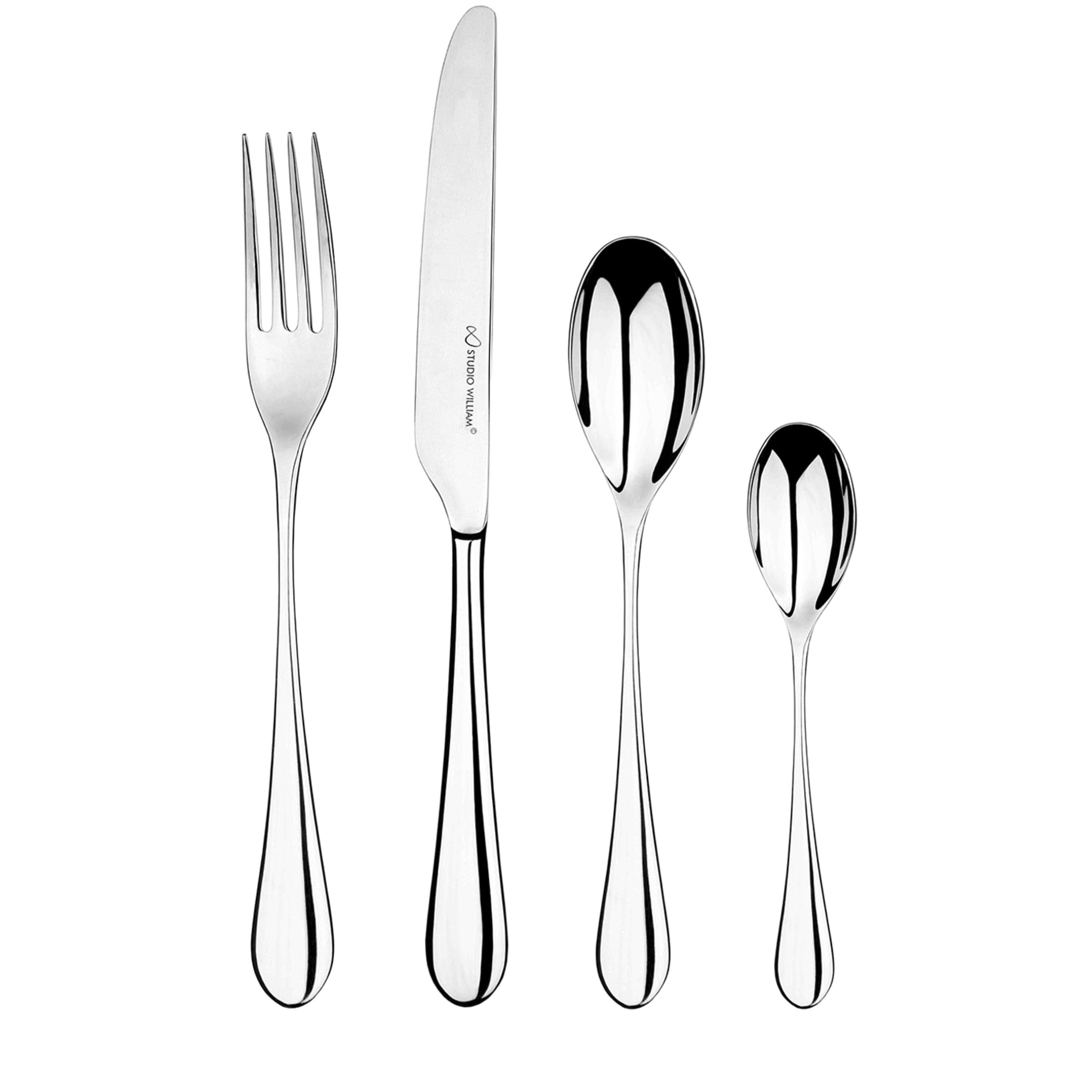 Studio William Mulberry Mirror 24-Piece Cutlery Set