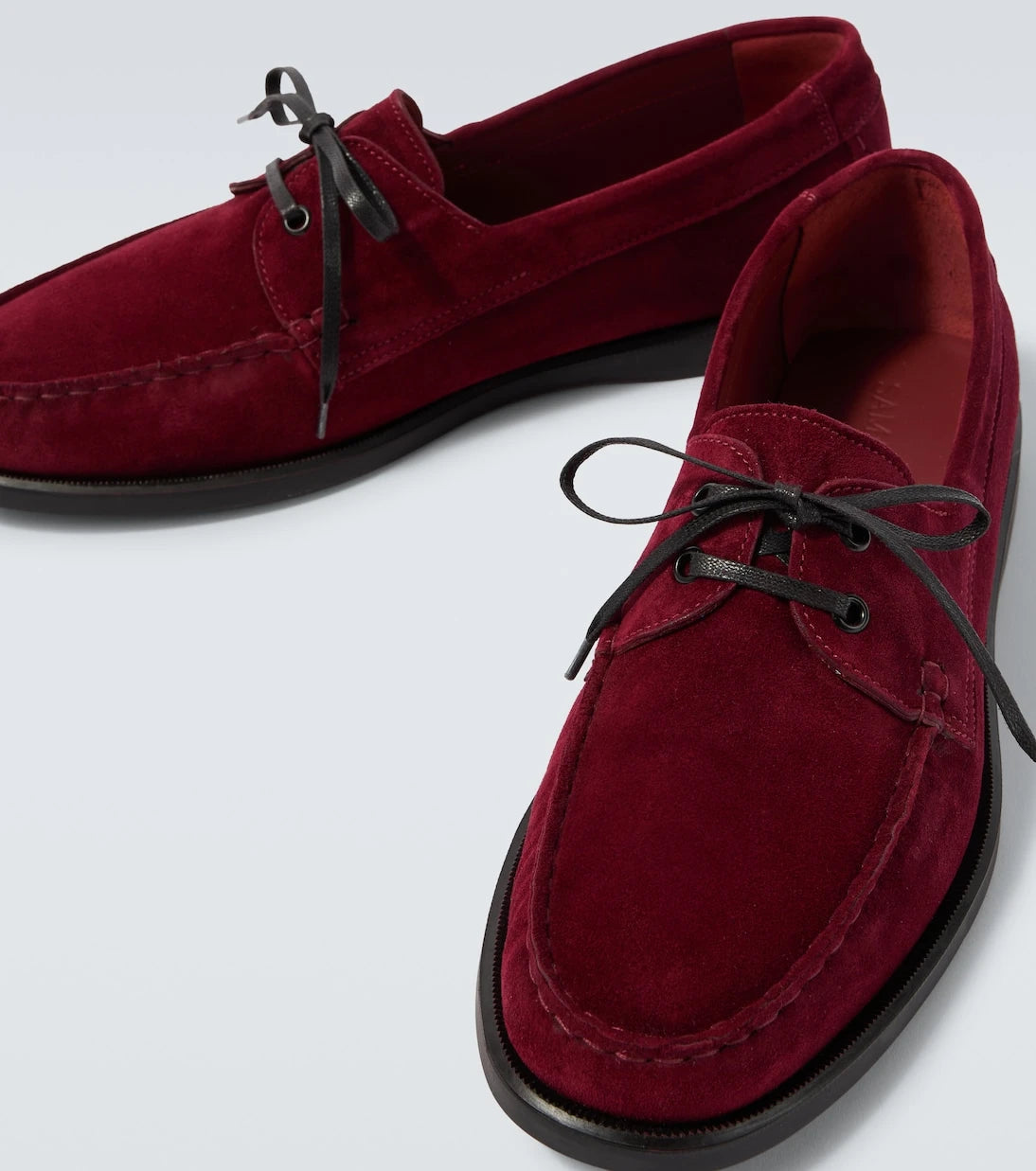 Saman Amel - City Moc suede boat shoes