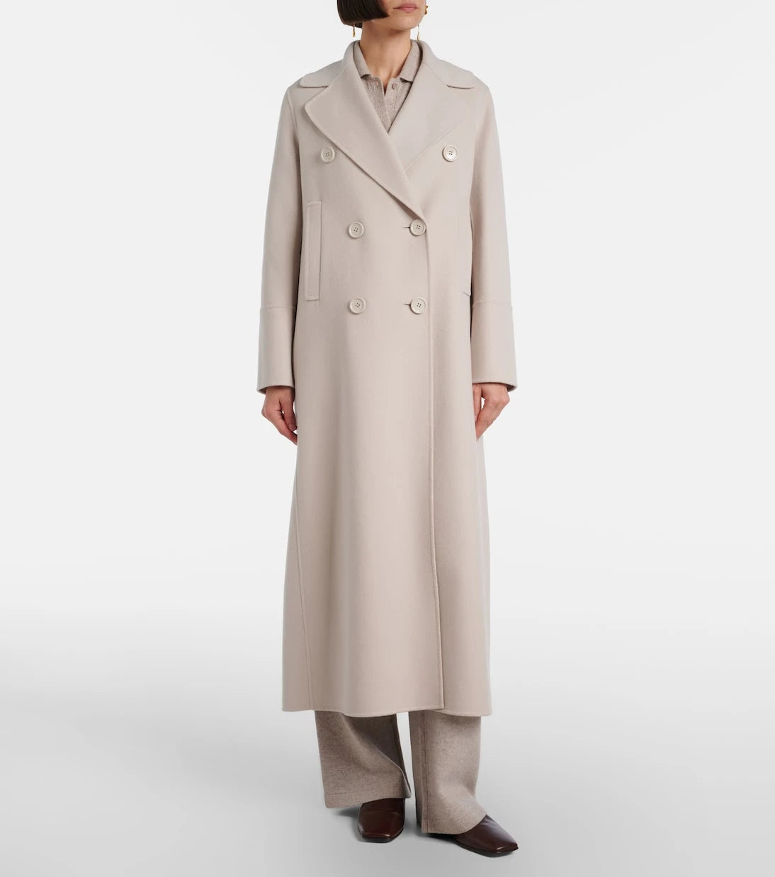 'S Max Mara - Custodi double-breasted virgin wool coat