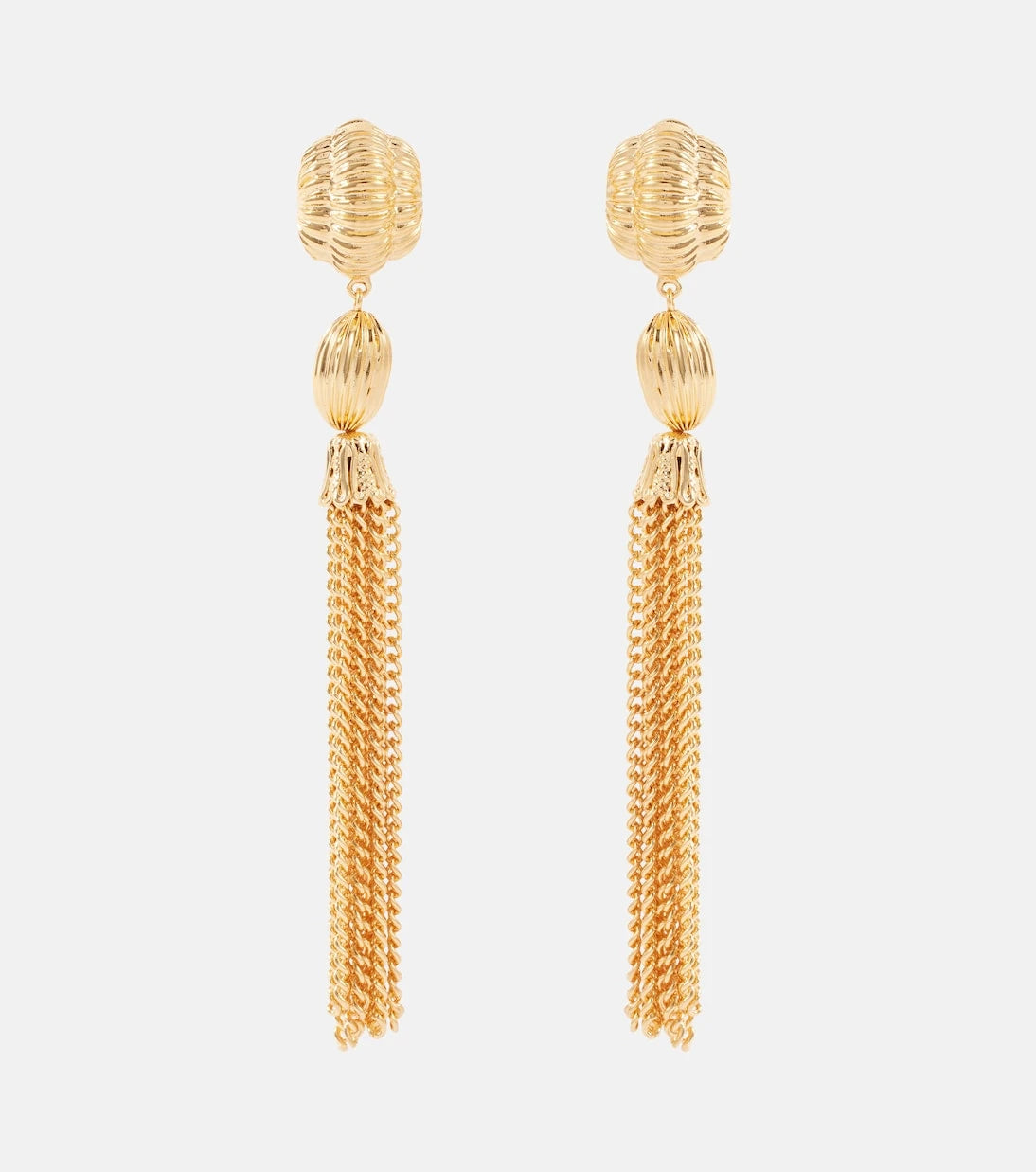 Jennifer Behr - Arthella gold-plated drop earrings