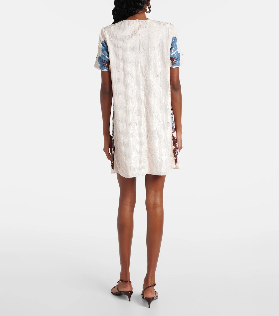 La DoubleJ - Super Mini Swing sequined minidress