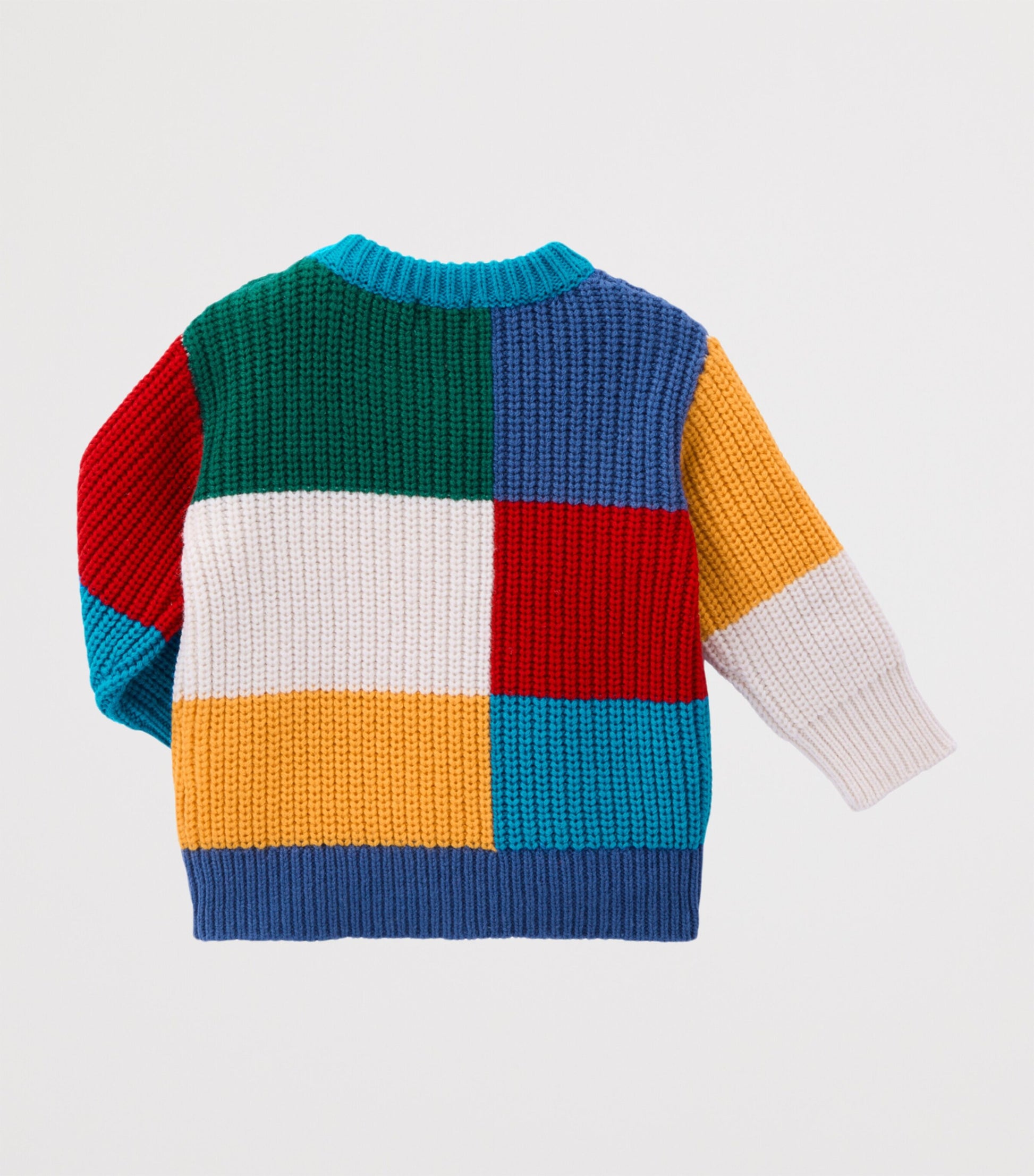 Colour-Block Teddy Sweater (2-7 Years)