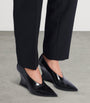 Balmain Patent Leather Wedged Pumps 95