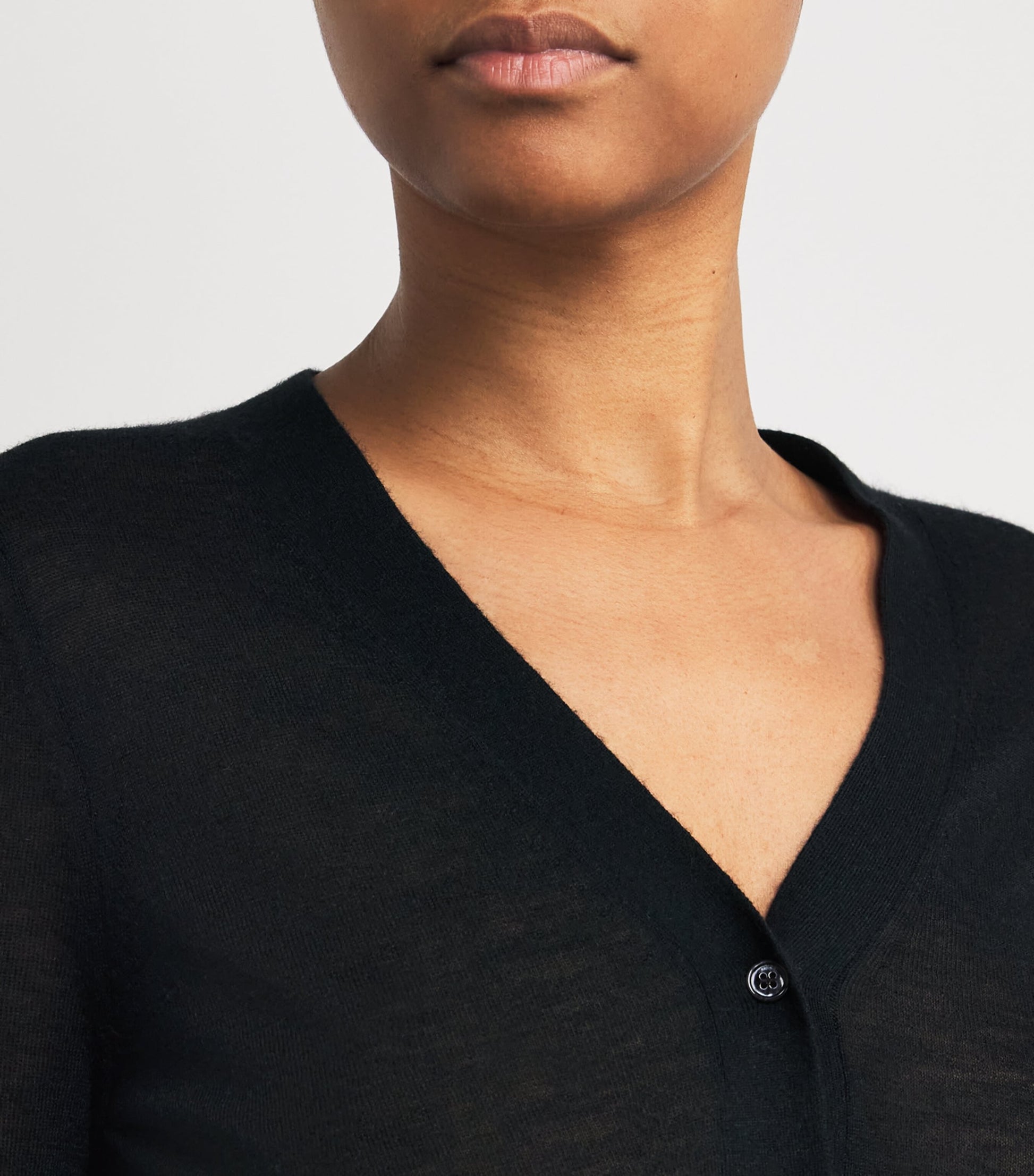 Joseph Black Cashmere Cashair Cardigan