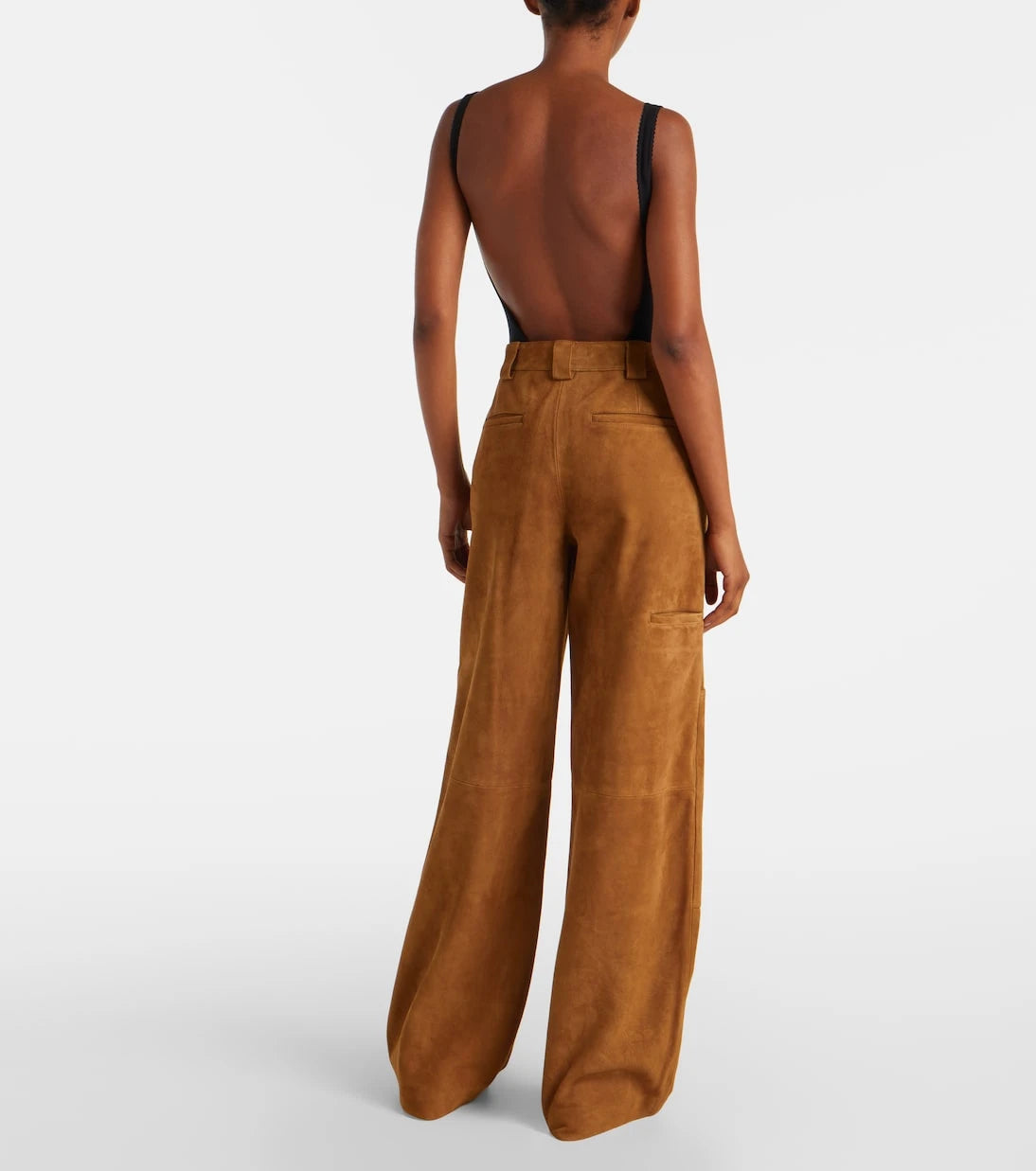 Tory Burch - Suede wide-leg pants