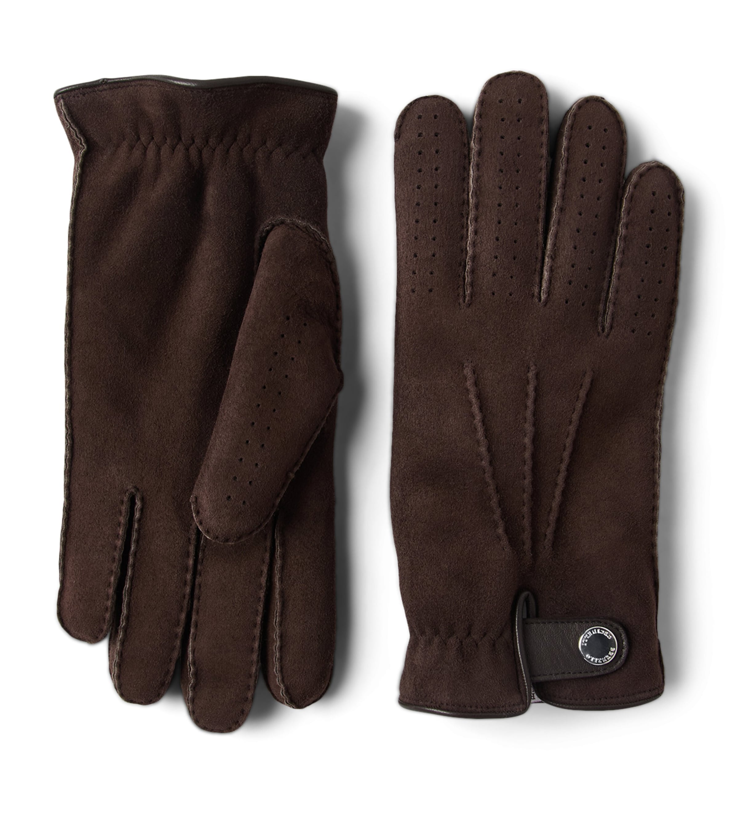 Brunello Cucinelli Suede Shearling Gloves