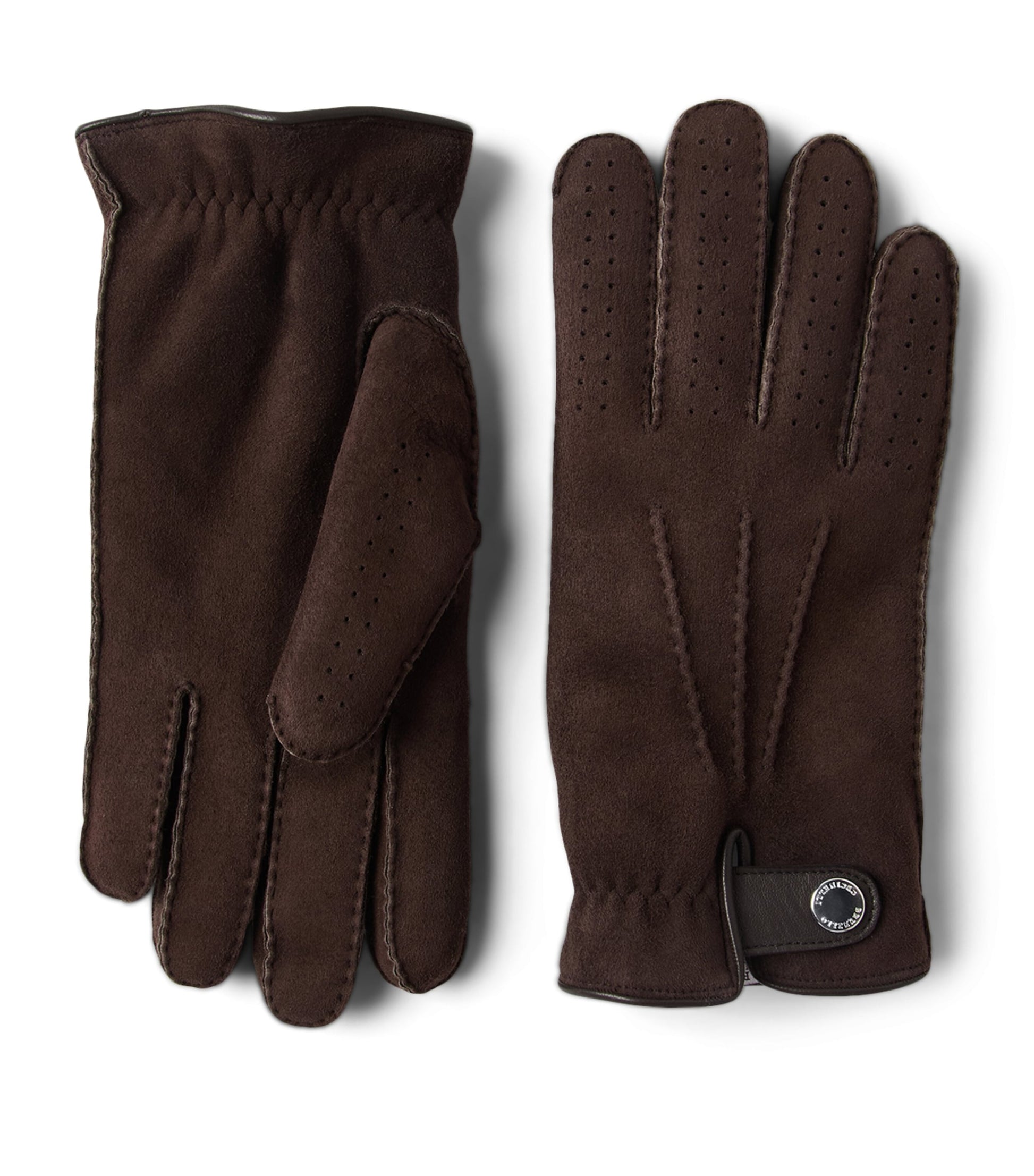 Brunello Cucinelli Suede Shearling Gloves