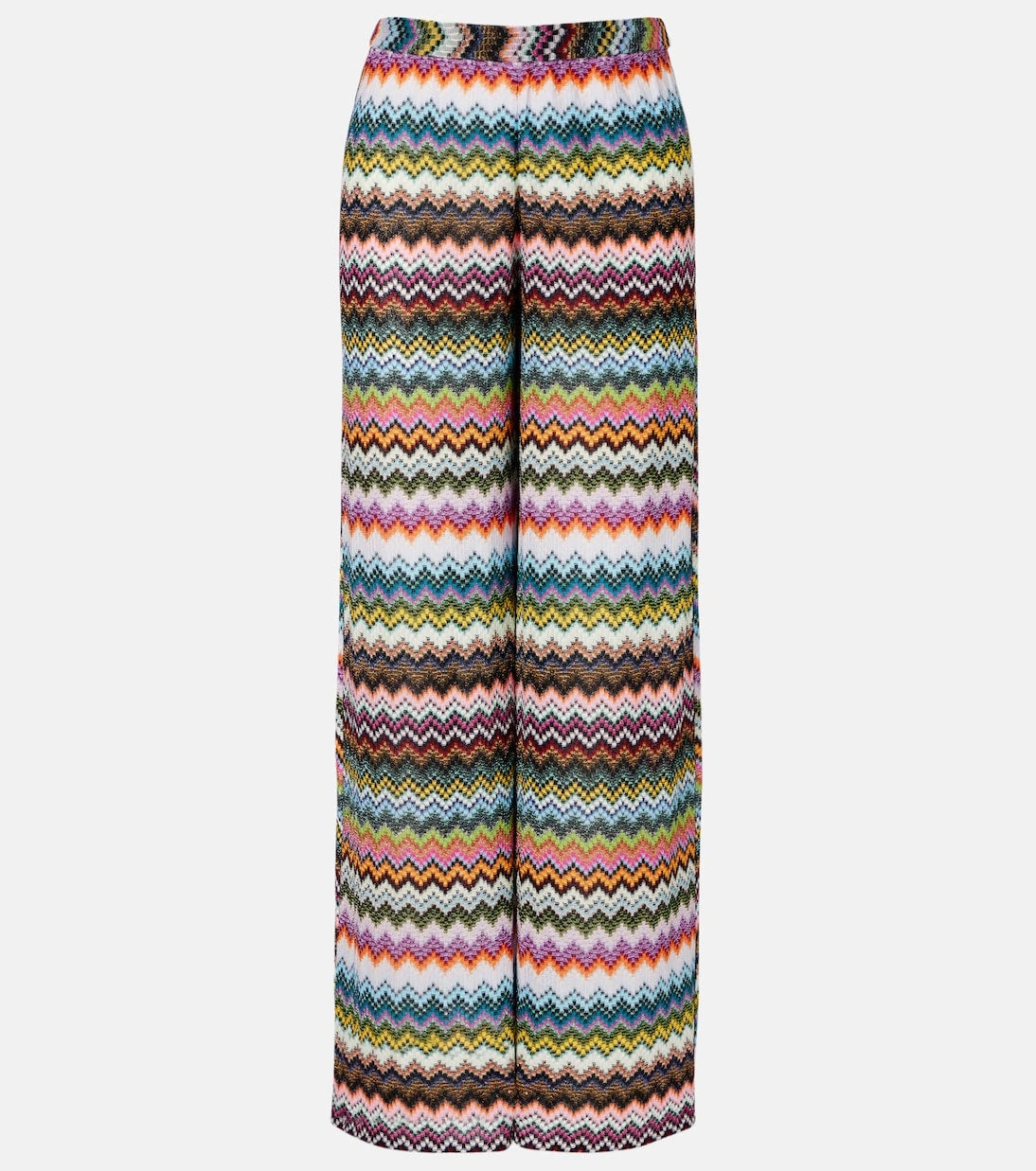 Missoni - بنطال بالازو من اللاميه بنقشة متعرجة