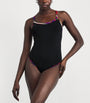 Black Tonal Cut-Out Swimsuit